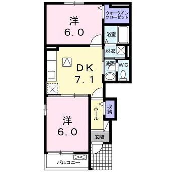 間取図 フィオーレはな