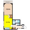マンション松浦 1DKの間取り