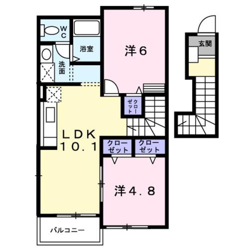 間取図 レスポアール