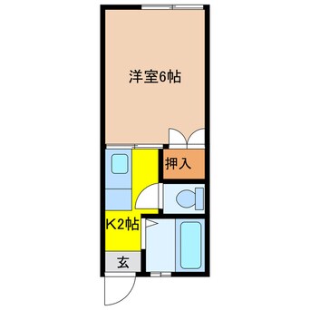 間取図 コーポラス喜多