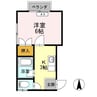 レジデンス山口 1Kの間取り