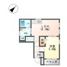ポラール湊町 1LDKの間取り