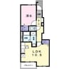 シーサイド・Ｋ 1LDKの間取り