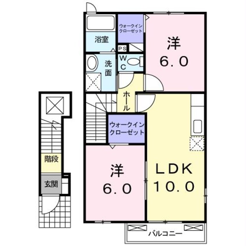 間取図 フェイバーレジデンスＢ