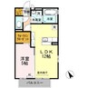 エストゥベンダ濱本 Ｂ棟 1LDKの間取り