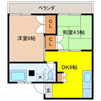 間取図 ハイツ山口