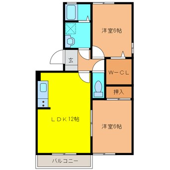 間取図 エスポワール・ダイワ　Ａ棟