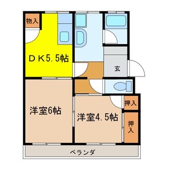 間取図 須田尾ハイツ