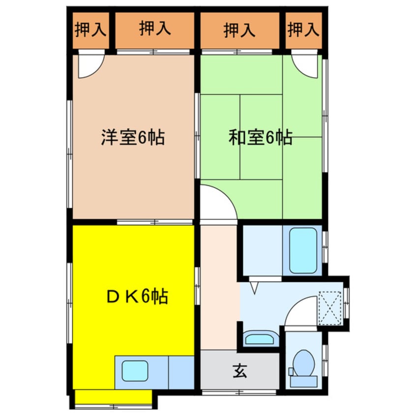 間取図 吉田アパート