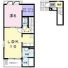 クレメントプリートＫＧ 1LDKの間取り