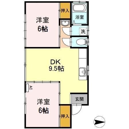 間取り図 志自岐ハウスD 7