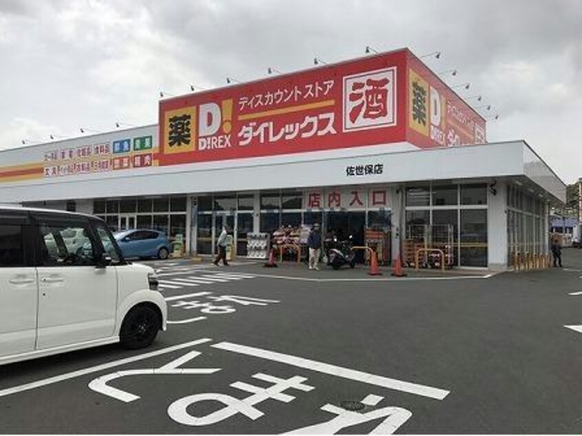 DiREX佐世保店(ディスカウントショップ)まで779m ルミエール大塔　D棟