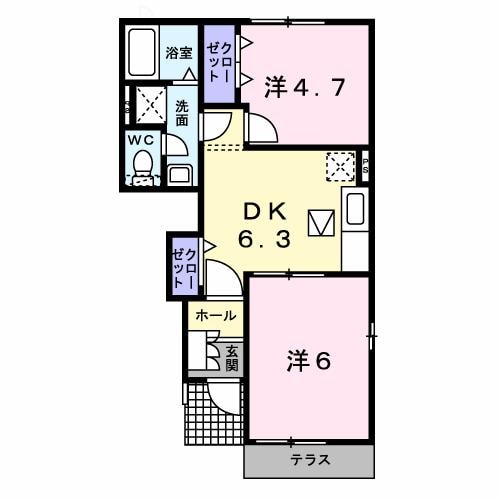 間取り図 スエヒロガーデンＡ