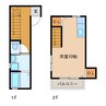 ヴァン・コリーヌ 1Rの間取り