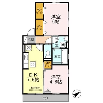間取図 エスペリア Ａ棟