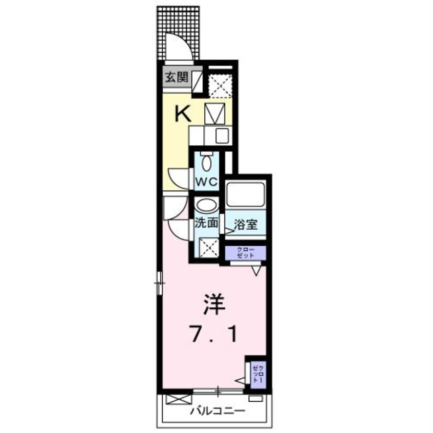 間取図 モンテカルロ　Ⅰ