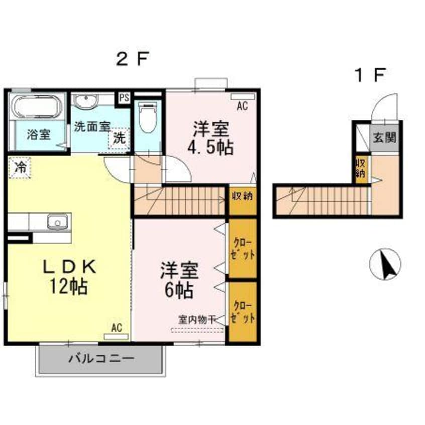 間取図 リーフガーデン小佐世保