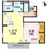 リーフガーデン小佐世保 1LDKの間取り