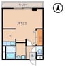 レレーヴ・ルージュ 1Rの間取り