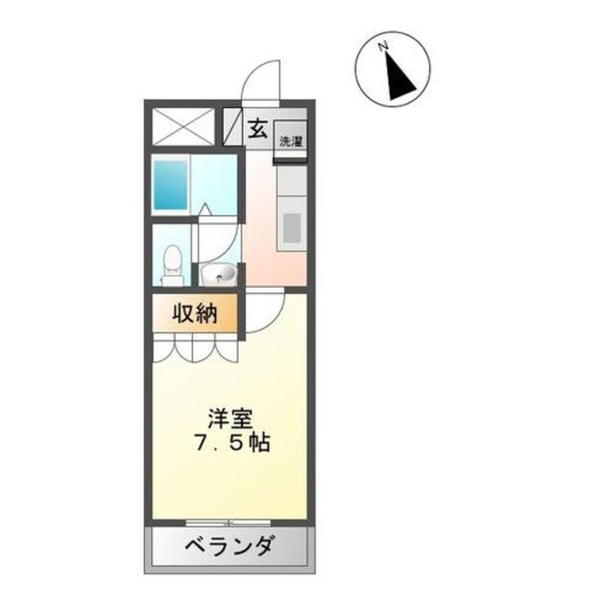 間取図 エバーグリーンＭ