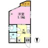 第３コーポ篠崎 1Kの間取り