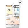 SKファミリア 1LDKの間取り