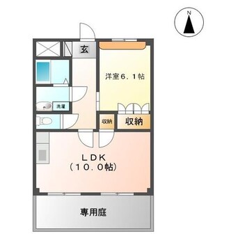 間取図 グランバレー天神