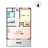 グランバレー天神 1LDKの間取り