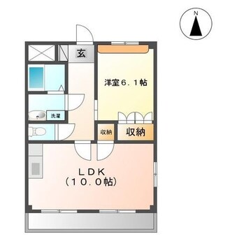 間取図 グランバレー天神