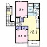 フォレストフェアリーⅢ 2LDKの間取り