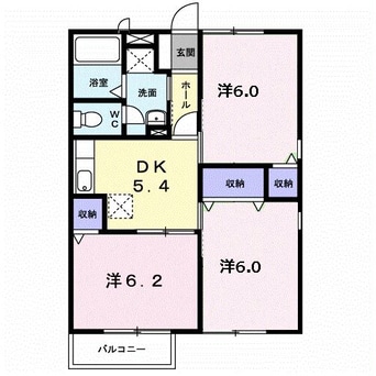 間取図 サニーハイツふじA