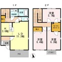 グランデージ　Ｂの間取図