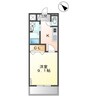 アルフェラッツＮ６ 1Kの間取り