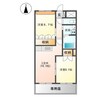 洋光ハウス 2LDKの間取り