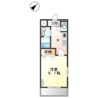 間取図 クリント・佐世保