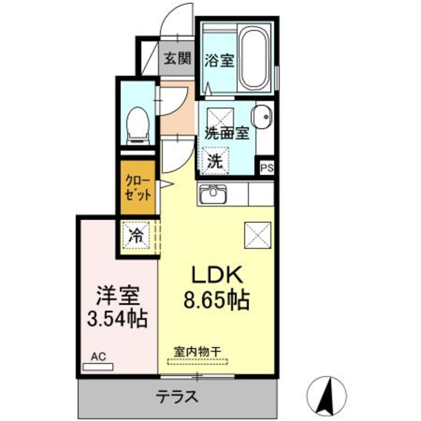 間取図 グランヴェールⅡ