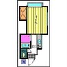 リゾートイン早苗 1Kの間取り