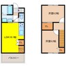 Pearl潮見坂 2LDKの間取り