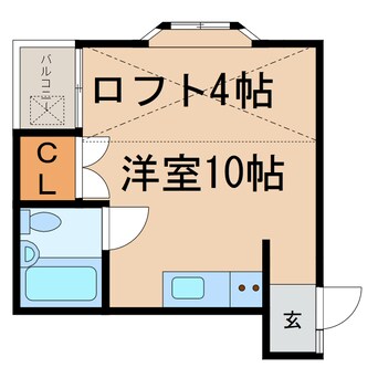 間取図 コーポつき