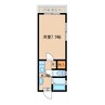 シャロンハイツ 1Kの間取り