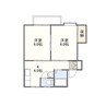 アートインブルーム 2Kの間取り