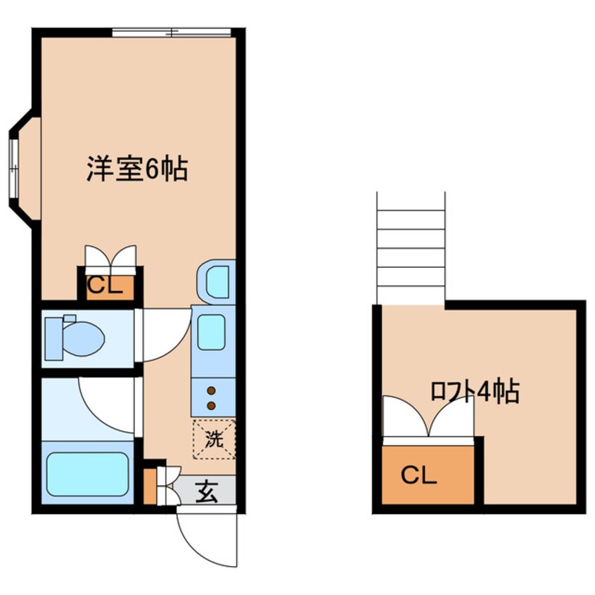 間取図 ベイシティ相浦