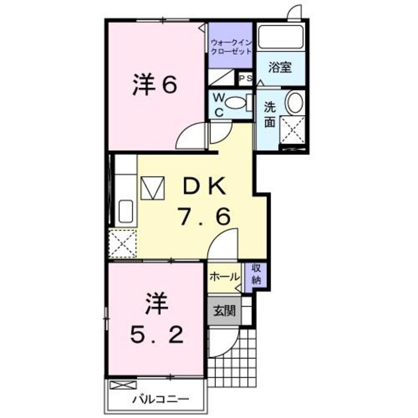 間取図 フェイバーレジデンスA