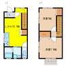 フェニックスハイツ大和 2LDKの間取り