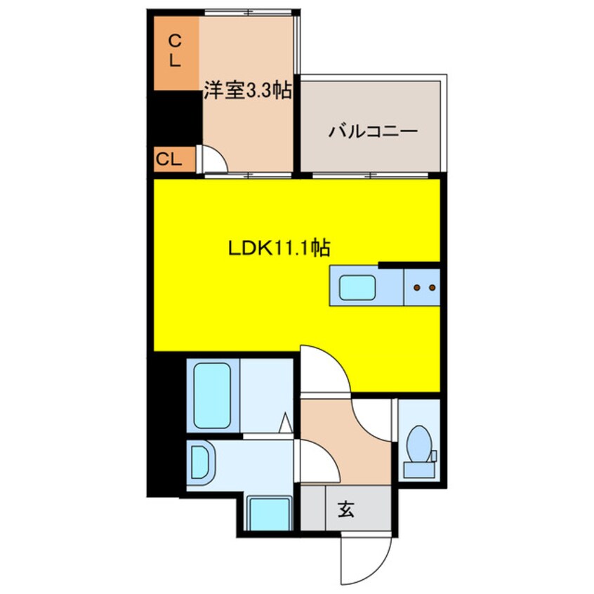 間取図 ショーンズ元町