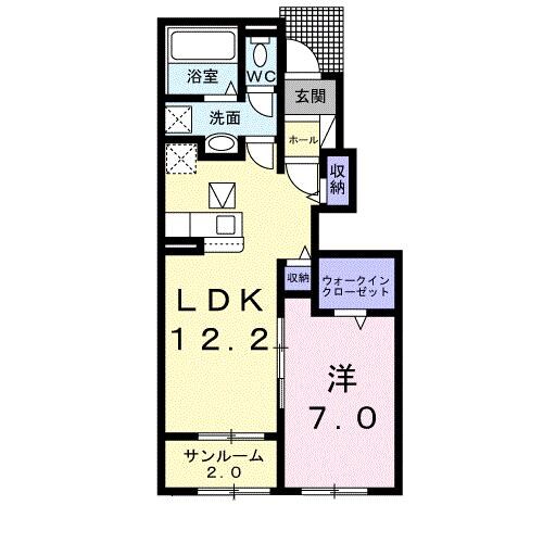 間取り図 メルベーユハウスⅠ
