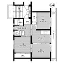 ビレッジハウス佐々Ⅱの間取図