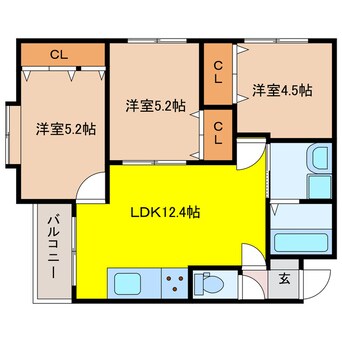 間取図 エルドキャッスルⅡ