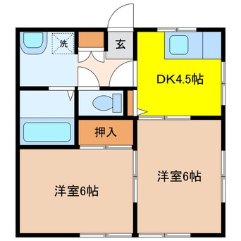間取図 コーポDAISYO