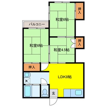 間取図 東山ハイツ